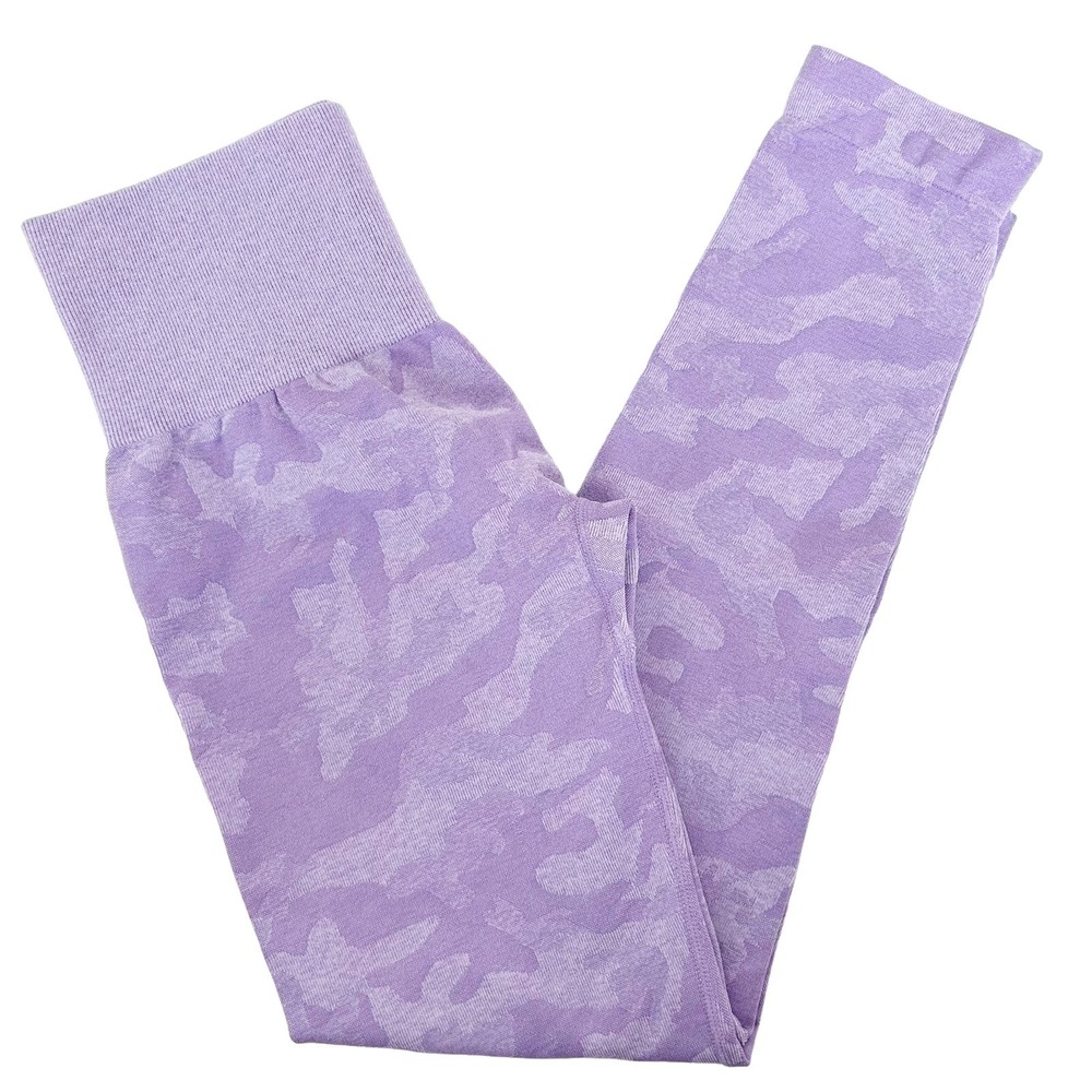 NVGTN Light Purple Camo Seamless Leggings Sz S